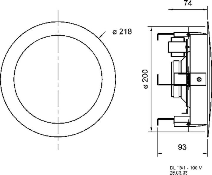 Produktbild Visaton HiFi-Deckenlautsprecher DL 18/2