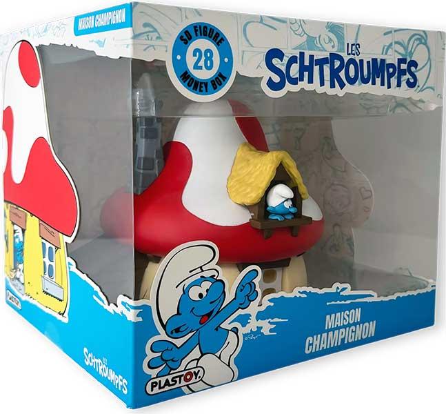 Actual product image Plastoy The Smurfs Coin Bank Mushroom House