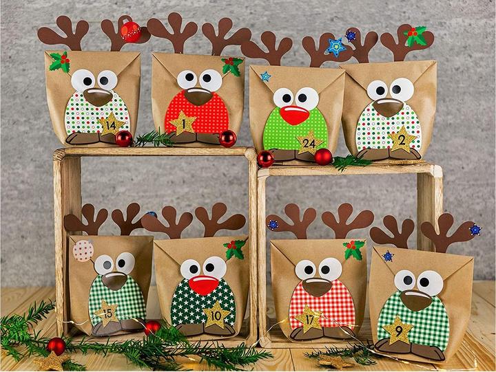 Produktbild Papierdrachen Rentiere