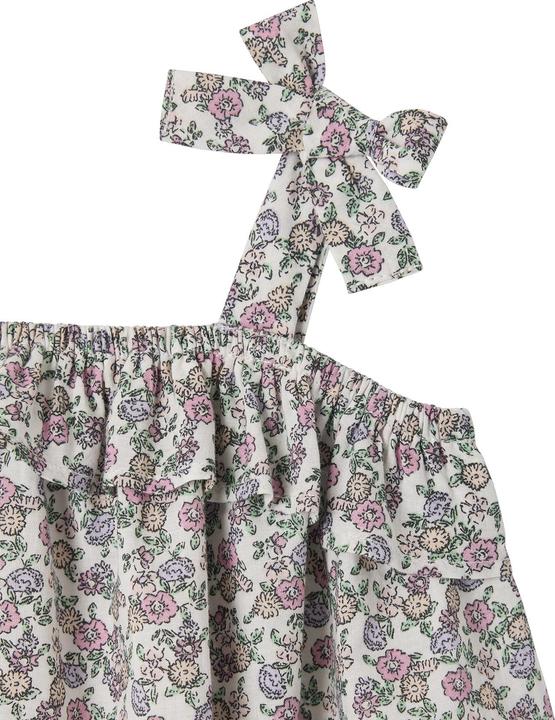 Vertbaudet Mädchen Baby-Set: Kleid & Haarband mit Blumenprint