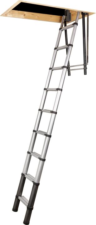 Batavia Teleskopische Dachbodenleiter (Teleskopleiter, 285 cm)