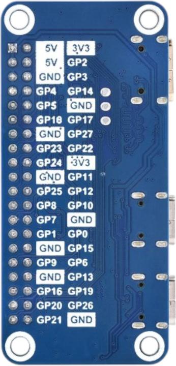 Immagine prodotto WaveShare RP2040-PiZero Entwicklungsboard 264KB SRAM und 16MB Flash