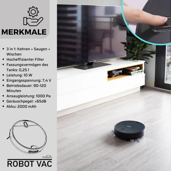 Produktbild Starlyf Robot Vac (Saugroboter)