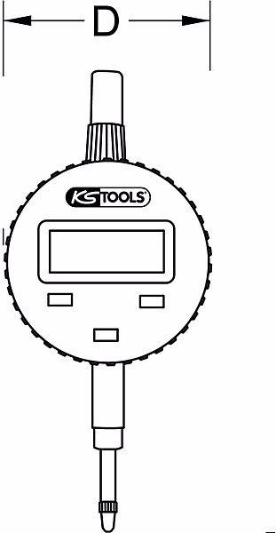 Produktbild KS Tools Digital-Präzisions-Messuhr