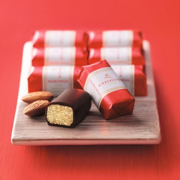 Produktbild Niederegger Marzipan Klassiker-Pralinen mit Zartbitterschokolade 100 g (100 g)