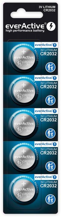 Everactive High Performance Battery (5 Stk., CR2032, 210 mAh)