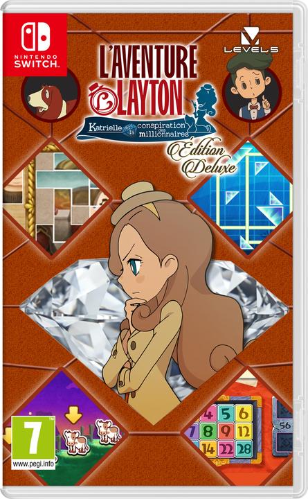 Immagine prodotto Nintendo Il Viaggio nel Mistero di Layton: Katrielle e il Complotto dei Milionari (Edizione Deluxe) (Switch, Switch Lite, Switch OLED, DE, IT, FR, EN)