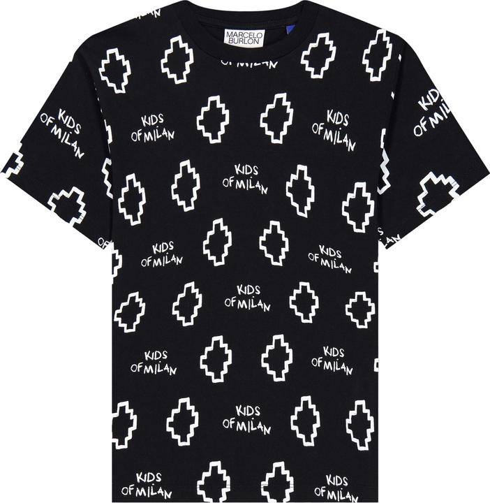 Actual product image Marcelo Burlon Childrens/Kids All-Over Print T-Shirt (152)