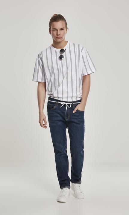 Actual product image Urban Classics Heavy Oversized AOP Stripe Tee (L)