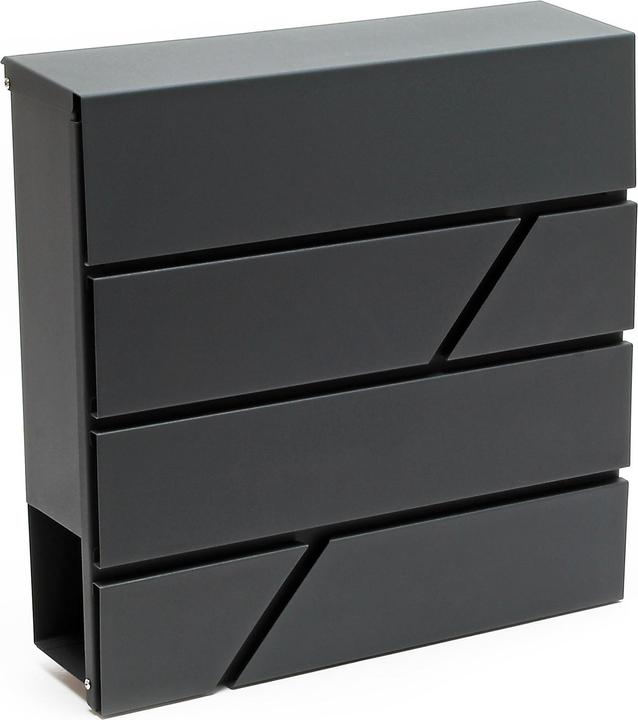 Wiltec Design Mailbox V14 Letterbox Postbox Pillar Letter Mail Post Box