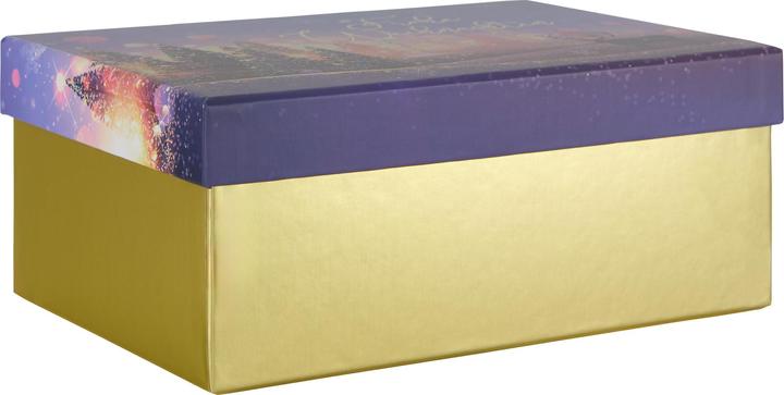 Image du produit Idena Boîtes cadeaux Noël lilas M : 19x8x13 L : 23x9x15cm 2 pièces (Coffret cadeau, 2 x)