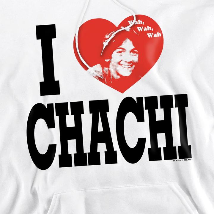 Immagine prodotto Happy Days I Heart Chachi Felpa con Cappuccio Uomo (S)