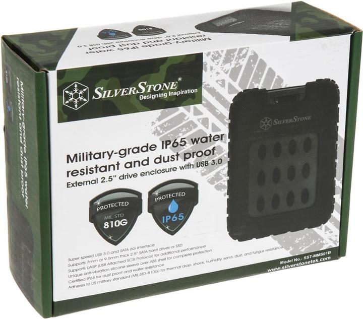 Immagine prodotto Silverstone Mobile Series MMS01 - Contenitore di archiviazione - 2,5" (6,4 cm) (2.5")