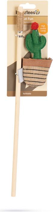 Actual product image Beeztees Catnip cat fishing rod cactus (Catmint toy)