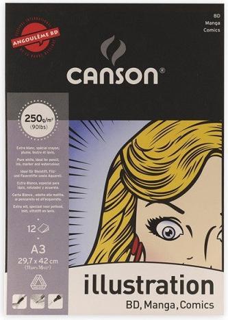 Immagine prodotto Canson carta da disegno SKIZZEN BLOCK ILLUSTR.A4 250g 12BL (A4)