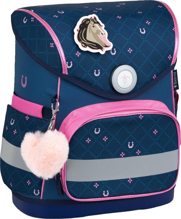Actual product image Belmil COMPACT Schulrucksack-Set Meet your Horses (19 l)