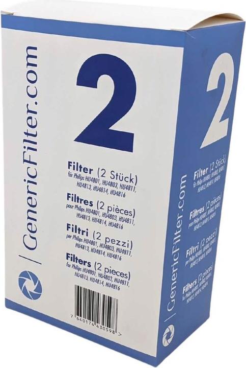 Produktbild GenericFilter Ersatzfilter für Philips Luftbefeuchter (2 x)