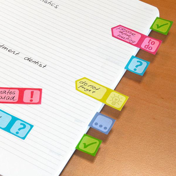 Produktbild Papier-Pagemarker Icons (55 x 18 mm)