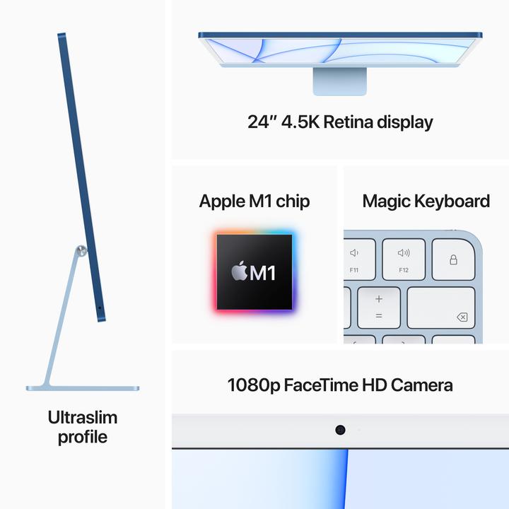 Productafbeelding Apple iMac (M1, 16 GB, 512 GB)