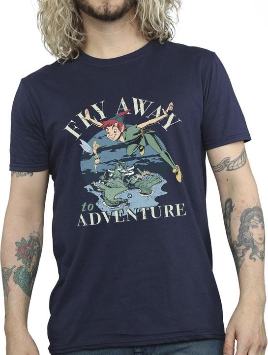 Immagine prodotto Disney Peter Pan Fly Away To Adventure Maglietta Uomo (4XL)