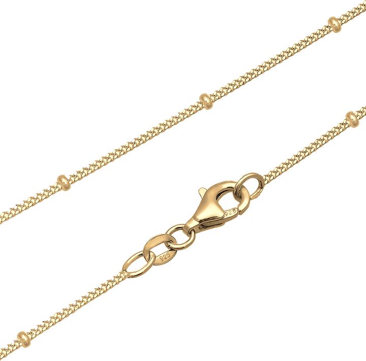 Produktbild Elli Kugelkette Sonne Anhänger Vintage Design (Sterling Silber, 45 cm)