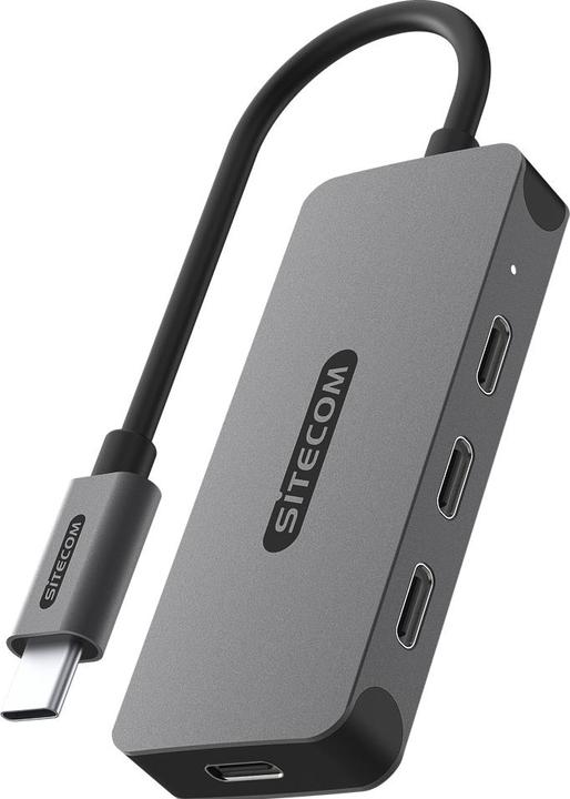 Actual product image Sitecom CN-5015 USB-C to 4xUSB-C 10GbpsPD hub (USB-C, 4 ports)