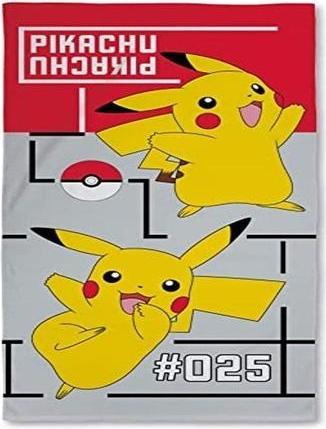 Actual product image GED Pokemon Telo Mare Cotone Pikachu (140x70) (140 x 70 cm)
