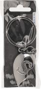 Actual product image Ootb Metal keychain, Broken Heart