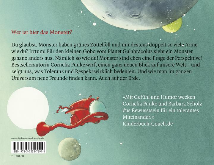Produktbild Das Monster vom blauen Planeten (Deutsch, Cornelia Funke, Barbara Scholz, 2023)