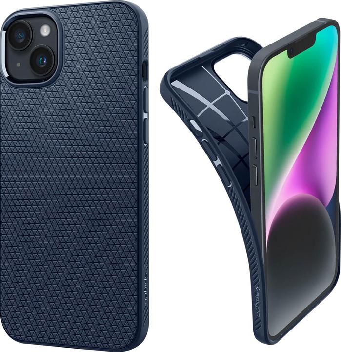 Image du produit Spigen Liquid Air pour iPhone 14 bleu marine (Apple iPhone 14)