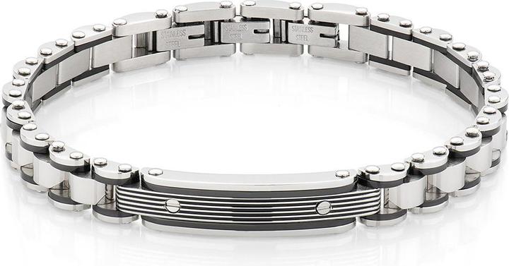 Amen Steel Armband (21 cm, Edelstahl)