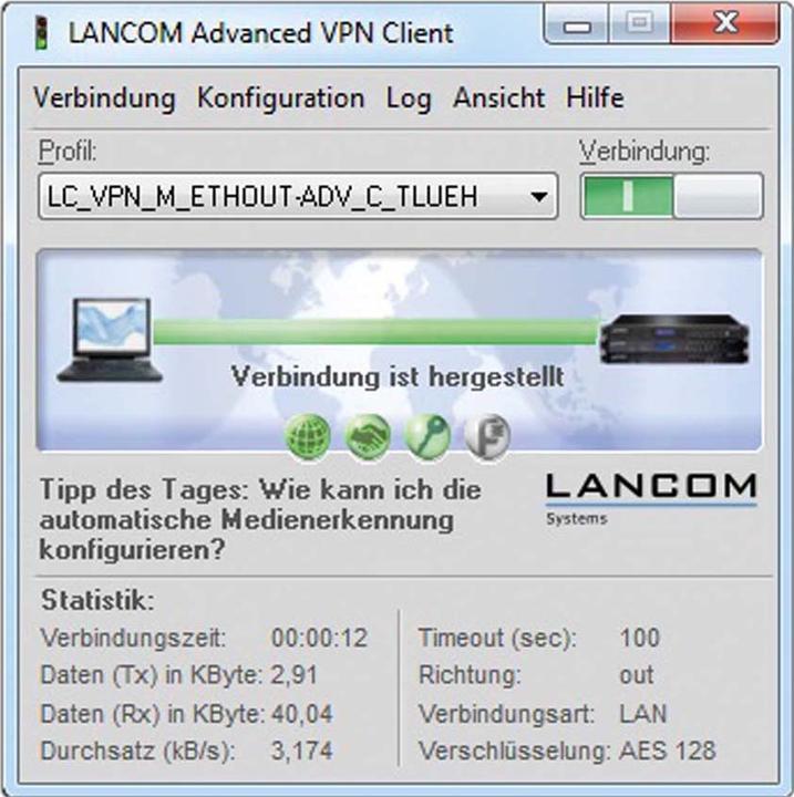 Image du produit Lancom Systems Licence avancée du client VPN (1 Dispositifs)