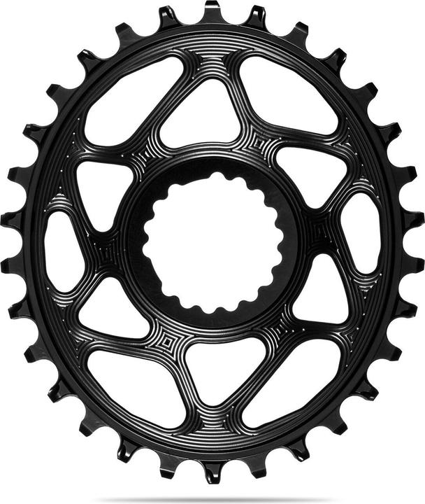 Image du produit AbsoluteBLACK aBLACK MTB OVAL Cannondale Hollowgram direct mount N/W chainring BLACK NOIR (30)