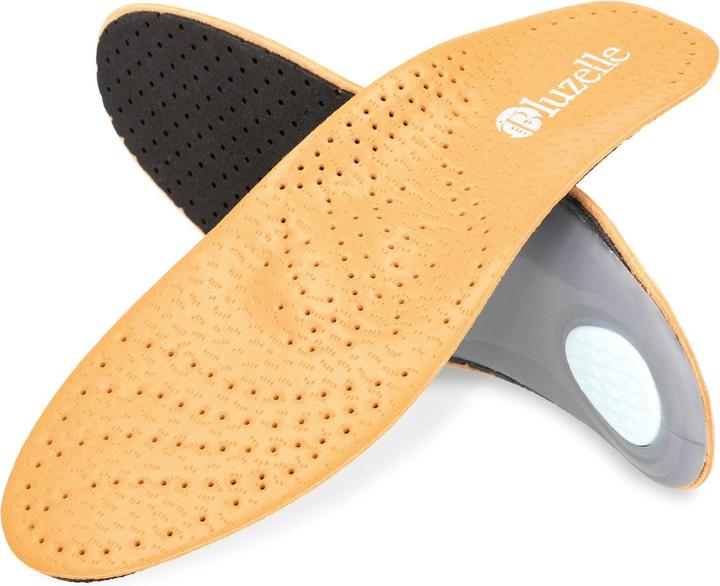Produktbild Bluzelle Einlegesohlen aus Echt Leder mit Bogenstütze