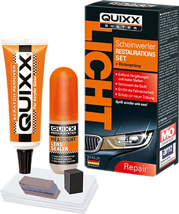 Actual product image Quixx Headlights restoration set (30 ml)