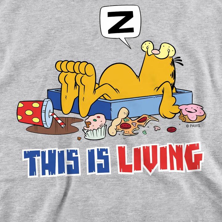 Immagine prodotto Garfield This Is Living Felpa Adulto Unisex (S)