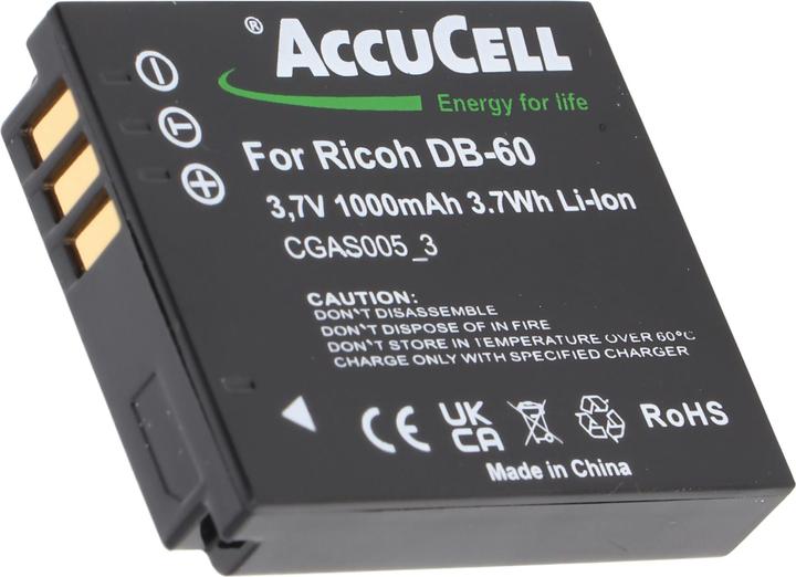 Produktbild RICOH Akku DB-60, DB-65, Caplio R3, R30, GR (Kamera Akku)