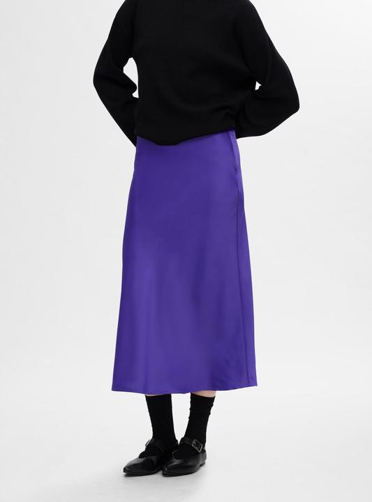Actual product image Selected Femme Satin Midi Skirt (40)