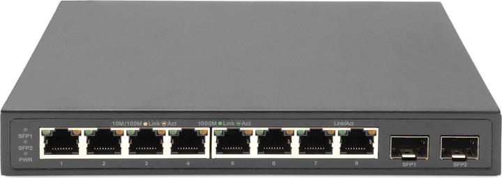 Produktbild Digitus 8-Port Gigabit + 2 Gigabit SFP Ports (8 Ports)