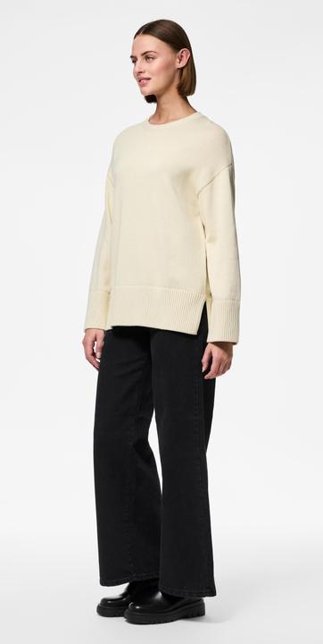 Produktbild Pieces Pcava Ls O-Neck Slit Knit Noos (L)