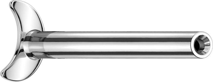 Image du produit Star Piercing Tige de Labret Micro Threadless Lune argentée (Titane G23, sans laiton)