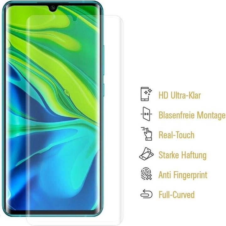 Produktbild Protectorking 3x Premium Displayschutzfolie 3D KLAR (3 Stück, Xiaomi Mi Note 10 Pro)