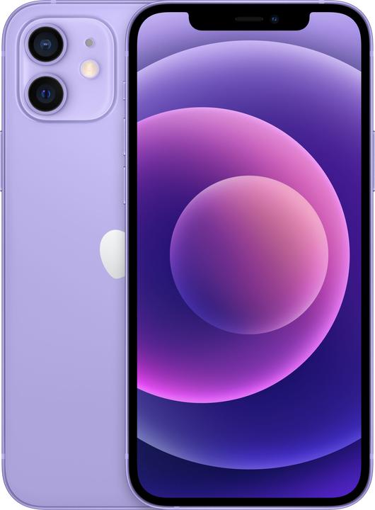 Actual product image Apple iPhone 12 (128 GB, Purple, 6.10", SIM + eSIM, 12 Mpx, 5G)