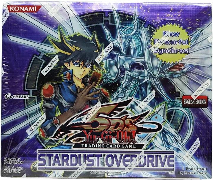 Actual product image Yu-Gi-Oh Stardust Overdrive Booster Display (Sealed/OVP) - - EN (English, Booster display)