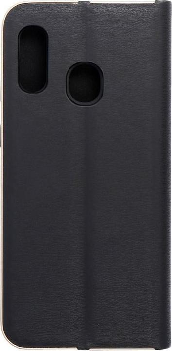Image du produit Partner Telecom Book case OEM LUNA Book Gold for SAMSUNG A20e black (Samsung Galaxy A20e)