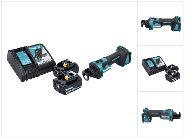 Image du produit Makita DCO 181 RM Trancheuse rotative sans fil 18 V 32000 tr/min Brushless + 2x batterie 4,0 Ah + chargeur