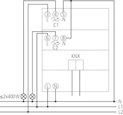 Actual product image Theben Dm 2 T Knx (Dimming actuator)