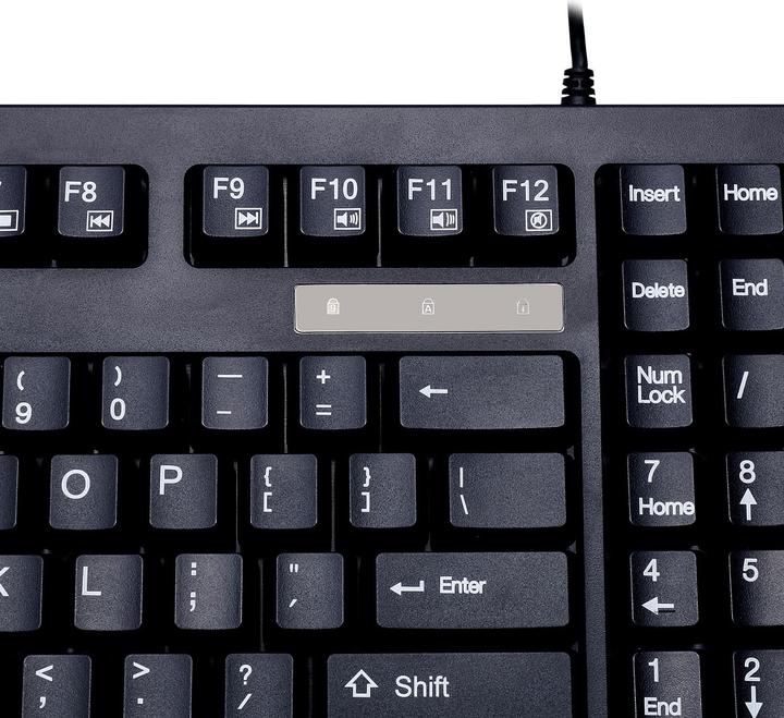 Image du produit Adesso EasyTouch™ 425UB – Touchpad Keyboard including Rackmount qwERTY layout (US, Filaire)