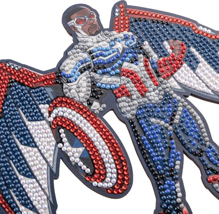 Actual product image Craft Buddy Falcon, Crystal Art XL Buddy, ca. 16x25cm