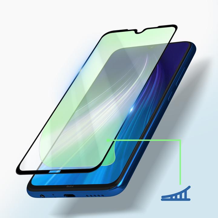 Produktbild Avizar Panzerglas Schutzfolie 9H (1 Stück, Xiaomi Redmi Note 8T)